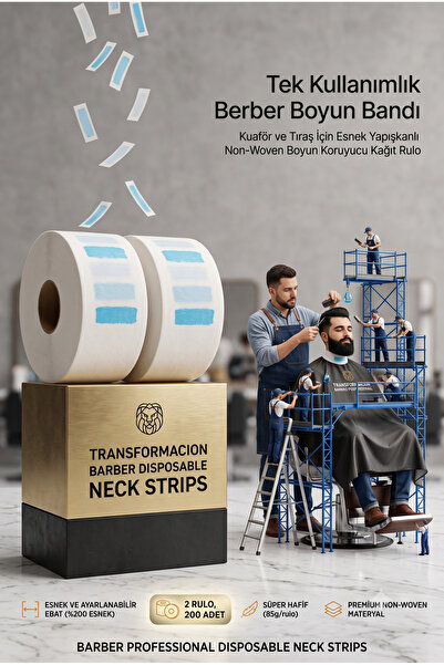 Transformacion Frizerska traka za brijanje - Brijačka traka za vrat Jednokrat...