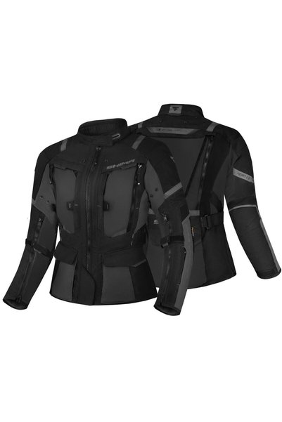 SHIMA Hero 2.0 Korumalı Kadın Motosiklet Montu Siyah