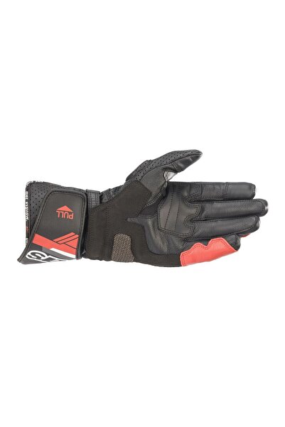 Alpinestars SP-8 V3 Korumalı Motosiklet Eldiveni Siyah Beyaz Kırmızı