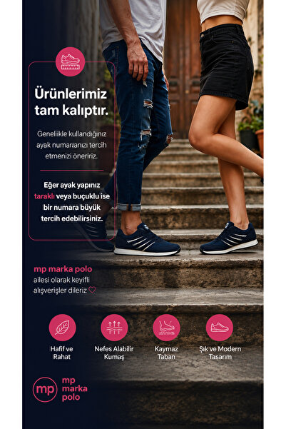 STAR STEP حذاء رياضي للجنسين باللون الأزرق الداكن والأبيض برباط، مريح للاستخد...