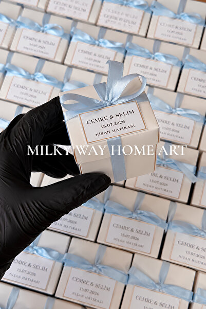 Milky Way Home Art Bubble Boy Mum Hediyelik Kutu | Nikah, Nişan, Söz ve Düğün...