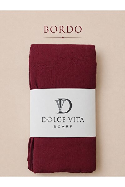 Altınoluk Tekstil Dolce Vita Orjinal Bambu Kraş Şal Ütü Gerektirmeyen Kumaş-B...