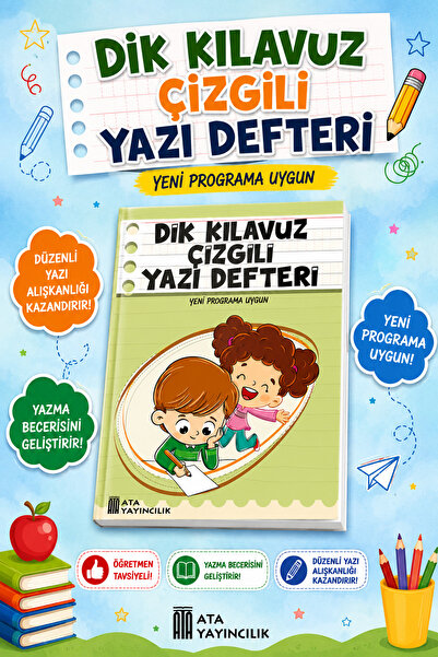 Ata Yayıncılık 1. Classroom New Suitable for Müfredata Vertical Guide Line Wr...