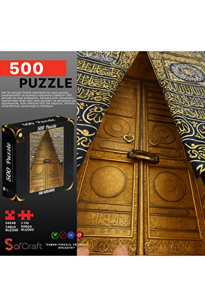 Soi Craft 500 Parça Puzzle Kabe Kapısı Mekke #275