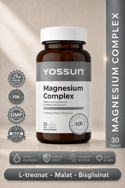 yossun Magnezyum Complex Tablet Takviye Edici Gıda 1000mg