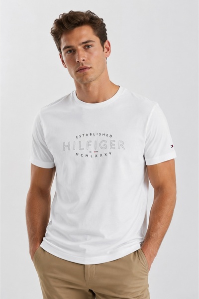 Tommy Hilfiger T-Shirt Hilfiger Curve Logo Tee