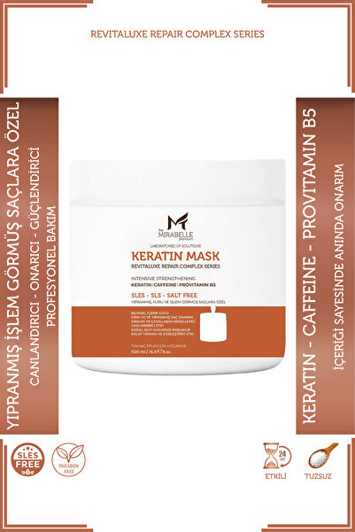 The Mirabelle Premium REVITALUXE REPAIR COMPLEX SERIES Tüm Yıpranmış Saçlar İ...