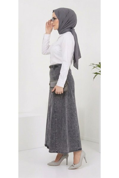 Eseyti Smoked Patchwork Skirt