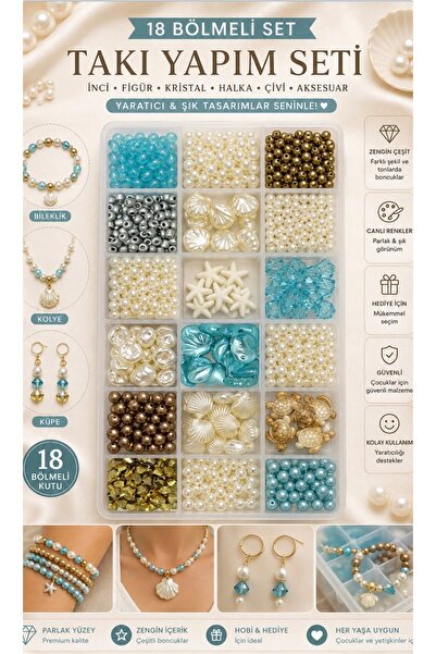 By MO Accessories Σετ χόμπι για την κατασκευή κοσμημάτων με γυάλινες χάντρες ...