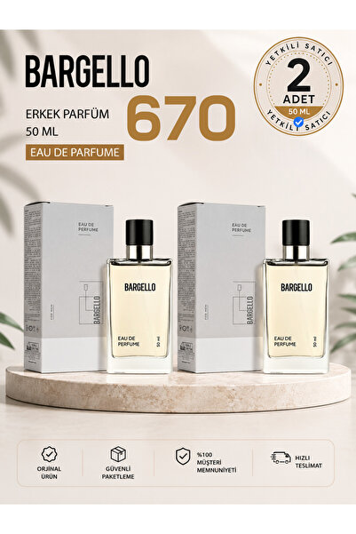 Bargello ERKEK PARFÜM 670 FRESH 50 ML EDP 198658695225 2x