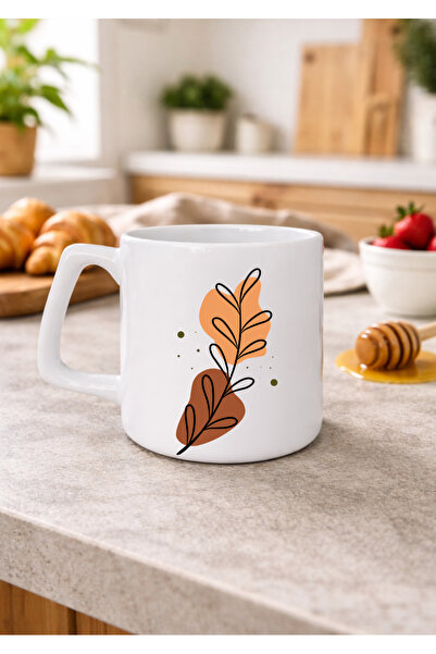 Eylül Design Boho Design Printed Mug Luxury Coffee Mug 250 ml
