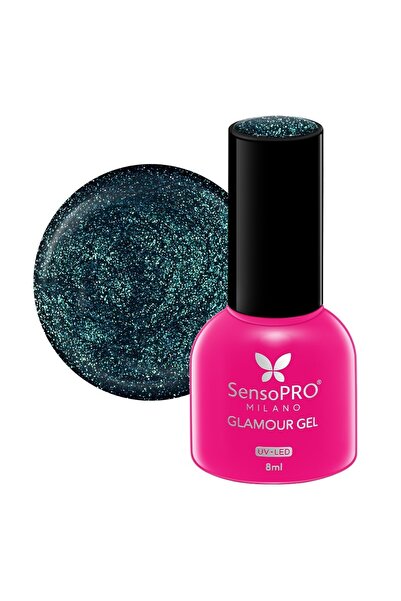 SensoPRO Milano Ojă semipermanentă Glamour Gel 8ml, Emerald Palace # 57
