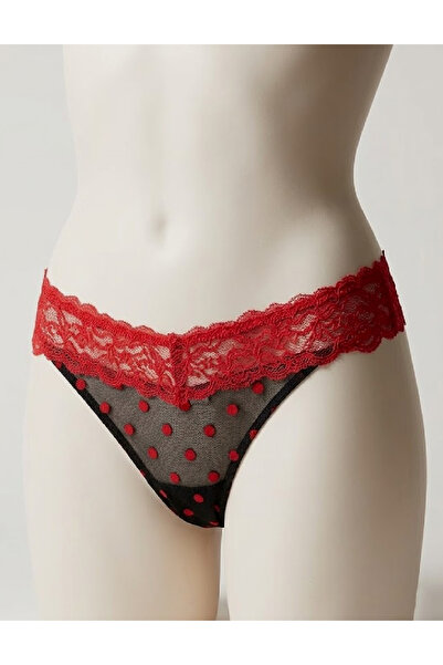 Evendi Pantyhose, Red/Black