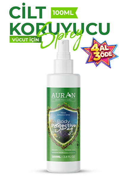 AURAN Body Protective Sprey Doğal Cilt Ve Vücut Koruyucu Bitkisel Aromatik Sp...