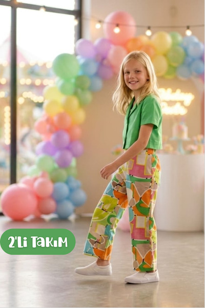 Hilal Akıncı Kids Djevojačka Sa jastučićima za ramena jakna sa sakoom, šarene...