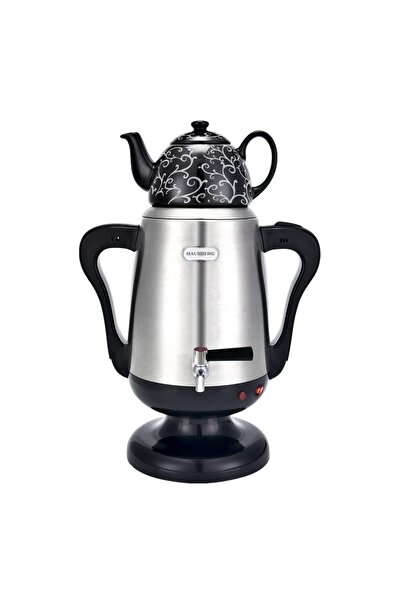 Hausberg Set Samovar Electric,Ceainic HB-3644IN, 3.5L,0.8L,Putere 2000W, Argi...
