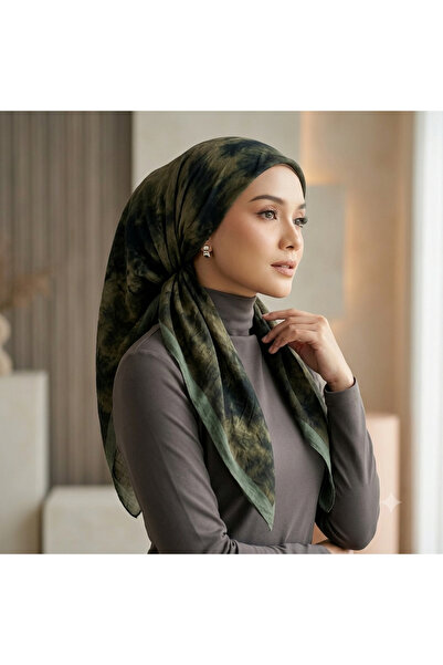 SNY Butik Soft Eşarp Tonsürton Desenli Bambu Kraş