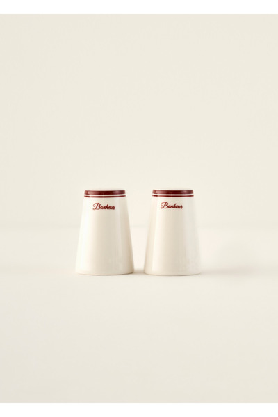 Bella Maison Bonheur Porcelain Salt and Pepper Shaker Set Claret Red (8 cm)