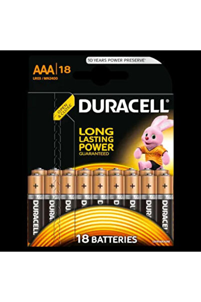 Duracell baterii AAA LR03 de bază, 18 buc.