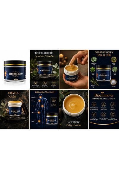 3'lü Vücut Masaj Kremi 100ml X 3 Adet