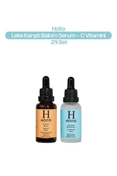 Hoito Leke Karşıtı Bakım Serumu 30ml & C Vitamini Serumu 30ml 2'li Set