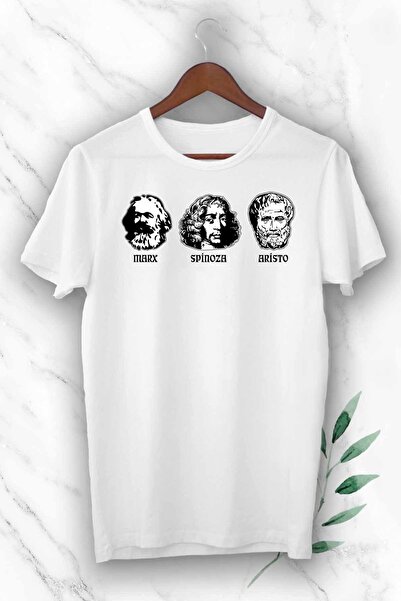 perseusshopping Λευκό μπλουζάκι με στάμπα unisex