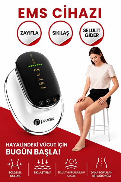 PRODİX EMS RF Vücut Bakım Cihazı | Bölgesel Sıkılaştırma, Selülit Bakım ve Ma...