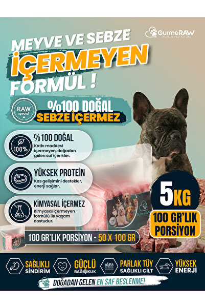 GurmeRAW | RAW SPECIAL | Toplam 5 kg | 100 gr Porsiyonlu | Kişiselleştirilebi...