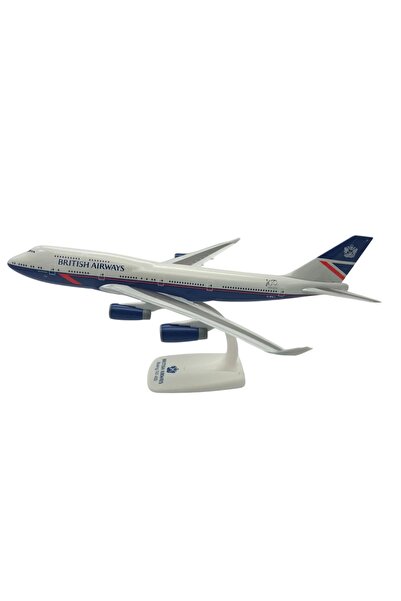 PPC Holland Модел на самолет British Airways Landor Boeing B747-400, пластмас...