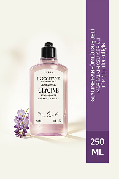 L'Occitane Glycine Parfümlü Duş Jeli, Mor Salkım Özlü, 250 ml