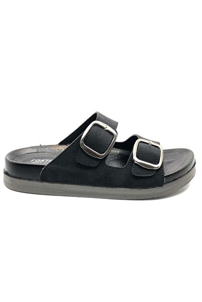 KCMN Kocamanlar 6020 Orthopedic Men's Slippers Black