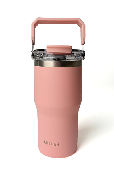 DILLER MLH9168 Üstten Tutma Kulplu Termos 620ml Pembe