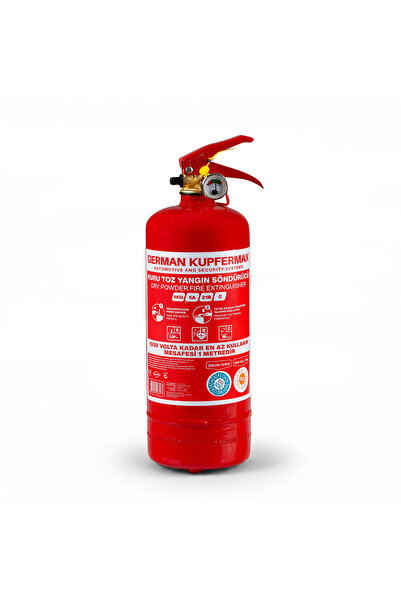 GERMAN KUPFERMAX 1 Kg ABC KKT Yangın Tüpü, TSE 862 EN 3-7, CE ve ISO 9001:200...