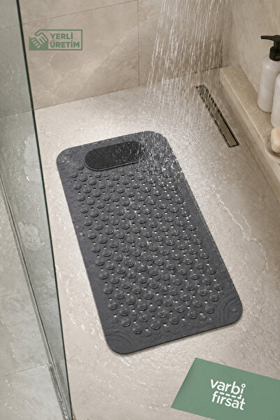 Varbifırsat Diamond Vantuzlu Banyo ve Duş Kaydırmazı 36x69,5 cm – Masajlı Küvet Paspası