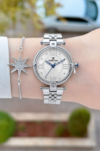 Daniel Klein Silver Renk 32 Mm 24 Ay Garantli Kadın Kol Saati