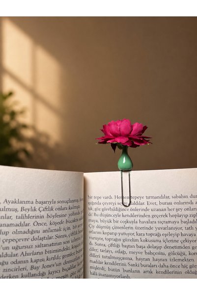 Güsvent Design Co فاصل كتب على شكل مزهرية مصنوع يدويًا