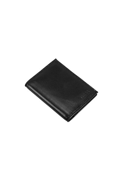 Desa Vesper Black Men's Leather Card Holder