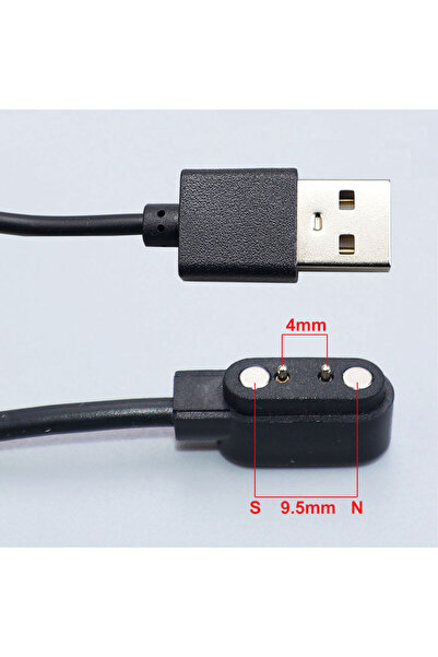 Choice18 1Piece USB 2Pin 4-9.5 YanXi 2Pin 4Pin Smartwatch Dock Charger Adapte...