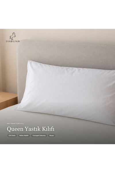 SVADILFARI Queen Yastık Kılıfı 50x75 cm - Organik Pamuk - Seacell - Smartcel ...