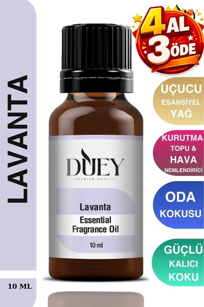 DUEY Hava Nemlendiriciler için Lavanta Oda Kokusu Uçucu Yağ Buhurdanlık Yağı ...