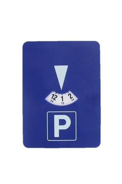 Choice Blue Digital Car Parking Disc Timer Portable waterproof and Plastic Cl...