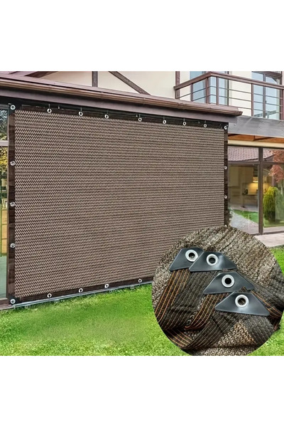 Choice 2*3M Durable Brown UV Protection Canopy Outdoor Sun Shade Net for Gard...