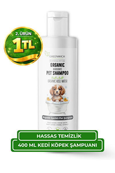 Greenwich Zero Point of Beauty Kedi ve Köpek Şampuanı 400 ml – Doğal İçerikli...