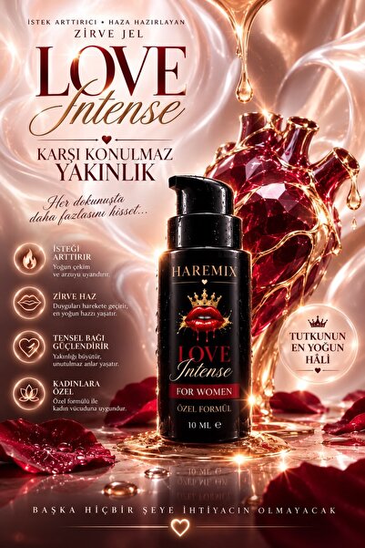 Haremix Kadın u.yarıcı z.evk a.rttırıcı premium jel 10 ml