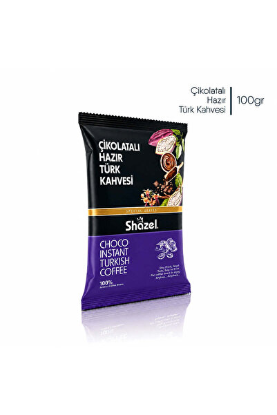 Shazel Çikolatalı Hazır Türk Kahvesi 100gr | Çikolata Aromalı | Özel Seri