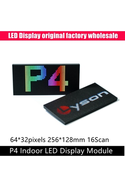 Choice P4 P4 Indoor SMD RGB Led Video Wall Panel 256x128mm 1/16 Scan 64x32 Pi...