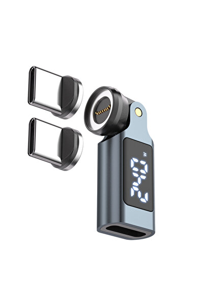 Choice1 Adapter Type-C 2pcs Type-C Magnetic Adapter Digital Display PD 240W 9...