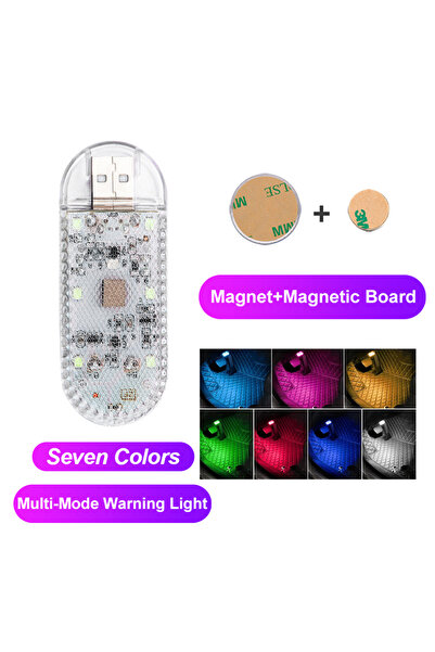 choice2 1pc colorful 1/2X LED Touch Light Mini Wireless Car Interior Lighting...