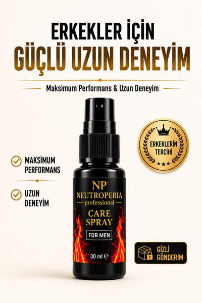 NP Neutroperia Professional Erkekler İçin Uzun Deneyim Sprey Premium Özel For...