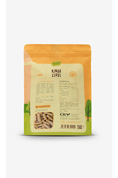 Cey Natural Foods Kiki Kinoa Cipsi Sade – Glutensiz ve Katkısız Kinoa Atıştırmalığı (80 g)